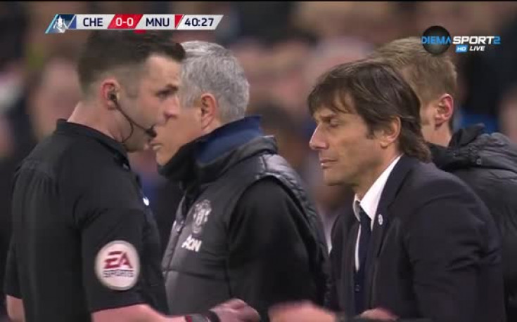 Моуриньо и Конте само не се хванаха за гушите