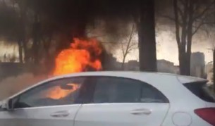 Запалиха четири коли на булевард „България”