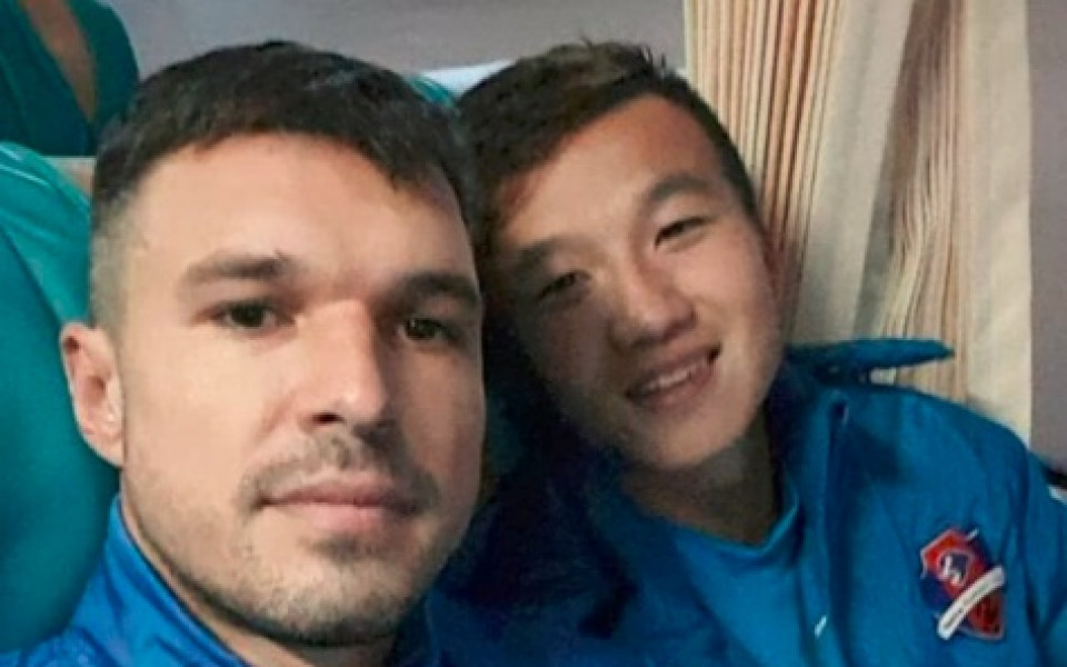 Божинов във вихъра си след първия си гол в Китай
