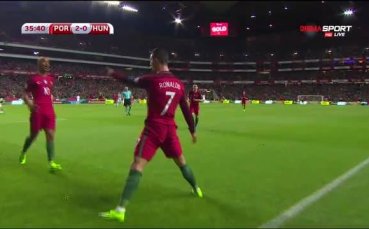 CR7 наказа Унгария - 2:0 за еврошампиона