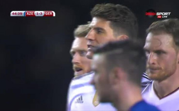 Трети гол за Бундестима срещу Азербайджан