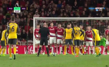 Мидълзбро - Арсенал 1:2 /репортаж/