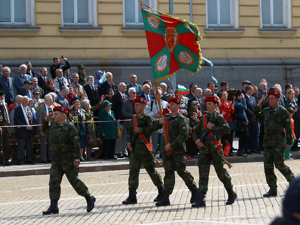 Военния парад в столицата по повод 6 май – Ден на храбростта и празник на българската армия.