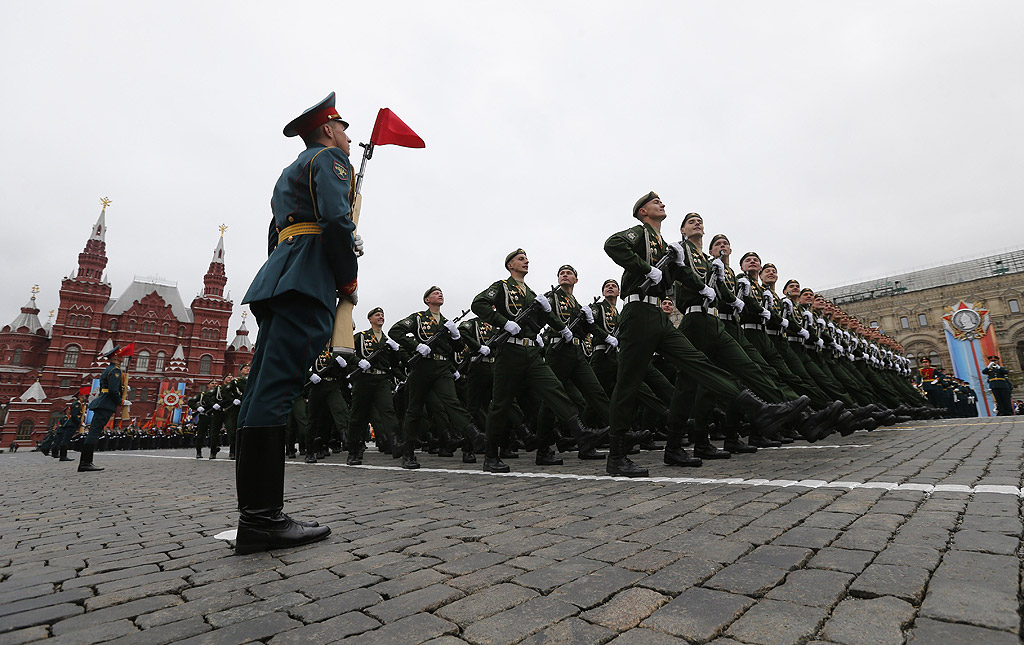 Военният парад на Червения площад по случай Деня на победата в Русия