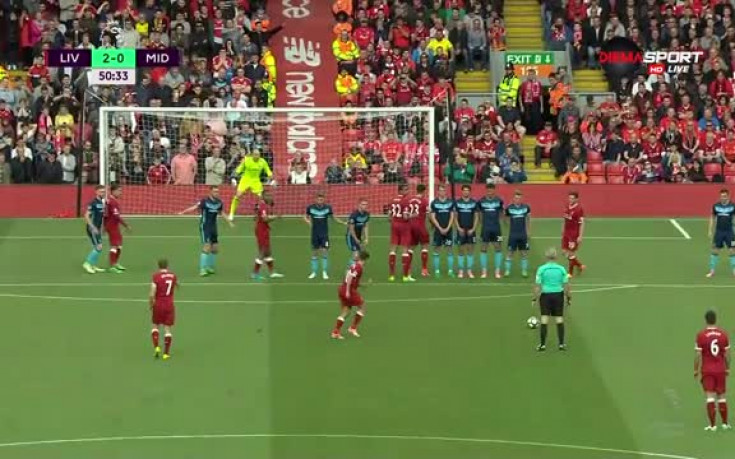 Коутиньо блесна с гол от пряк свободен удар срещу Боро