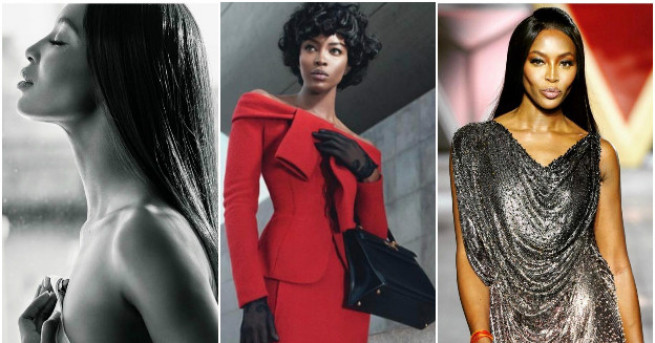 Черната перла в модната индустрия Наоми Кембъл празнува своя 48 ми