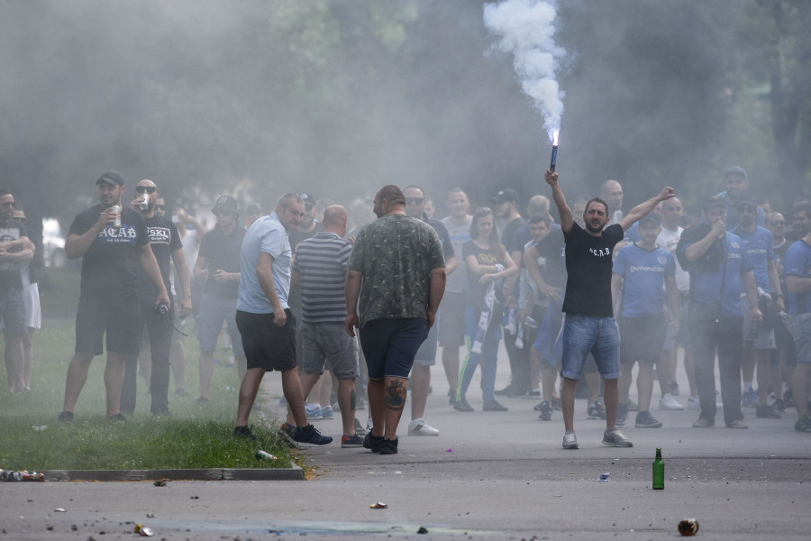 Протестът на феновете на Левски1