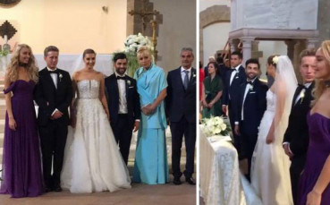 Треньор на Левски вдигна звездна сватба в Италия