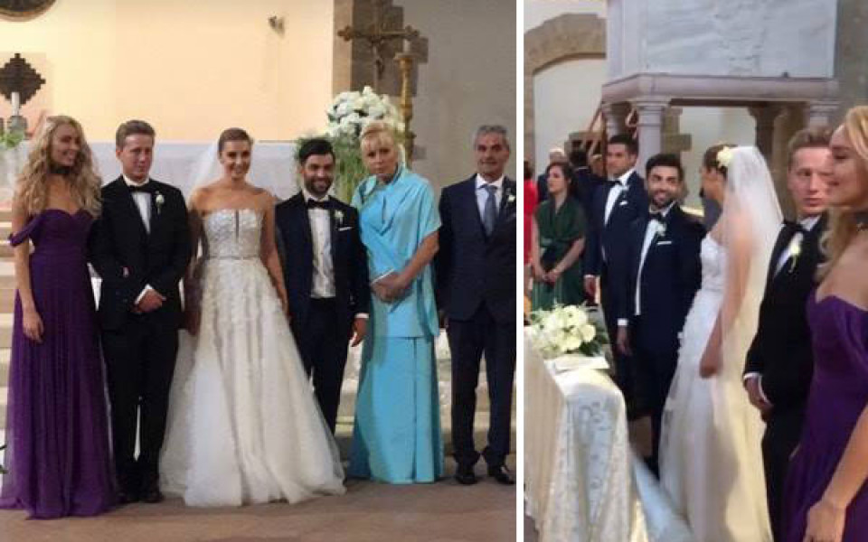 Треньор на Левски вдигна звездна сватба в Италия