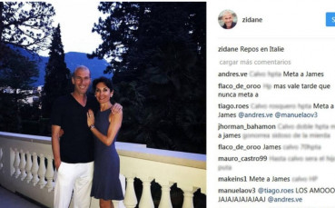 Напълниха с обиди профила на Зидан в Instagram