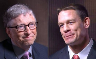 Джон Сина интервюира Бил Гейтс