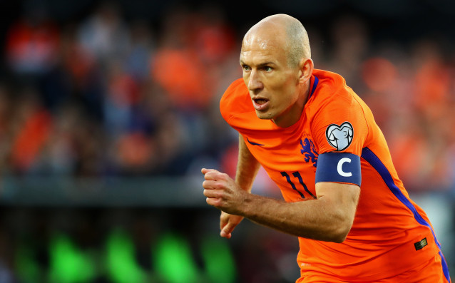 Капитанът на националния отбор на Холандия Ариен Робен заяви че