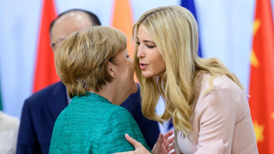 Иванка Тръмп поздравява Ангела Меркел