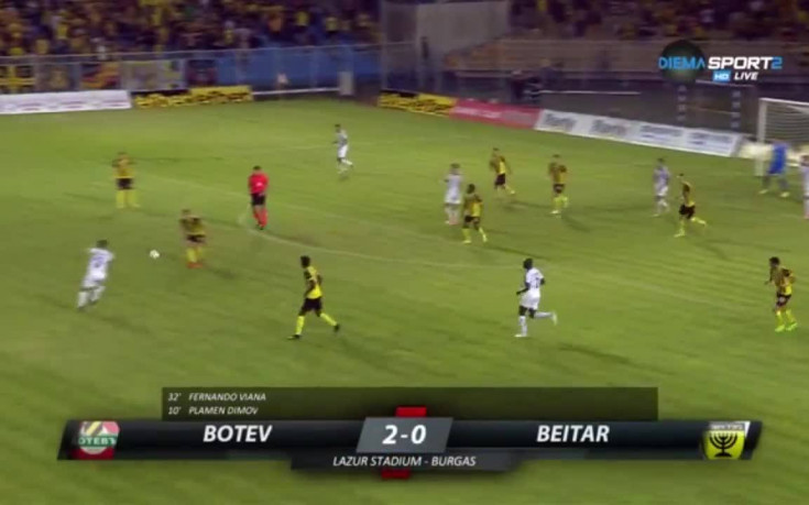Ботев Пд - Бейтар 2:0 /първо полувреме/