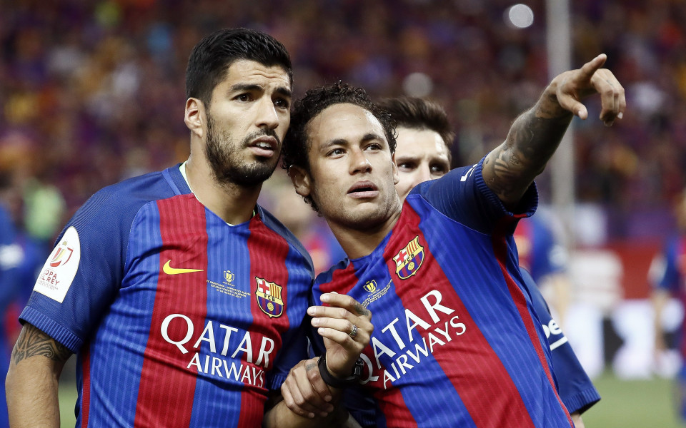 Бившият съотборник на Неймар в Барселона – Луис Суарес, направи