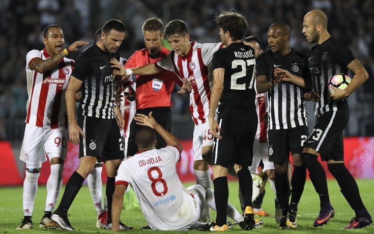 Балкански страсти на дербито Партизан - Олимпиакос