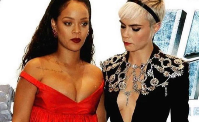  Риана и Кара Делевин 