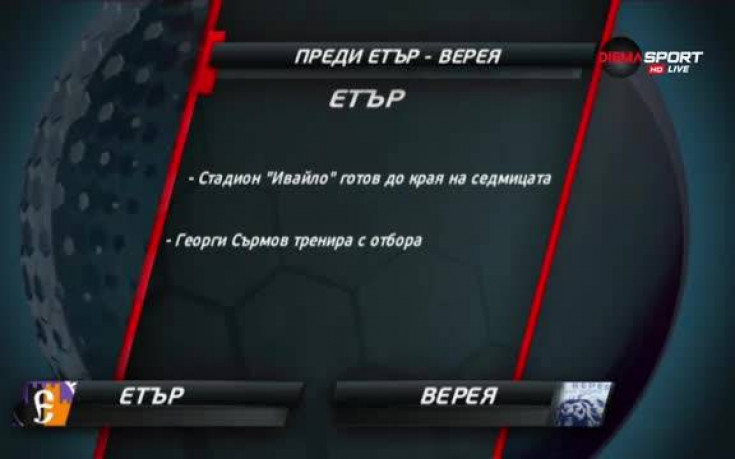 Етър и Верея затварят третия кръг и ще търсят първа победа