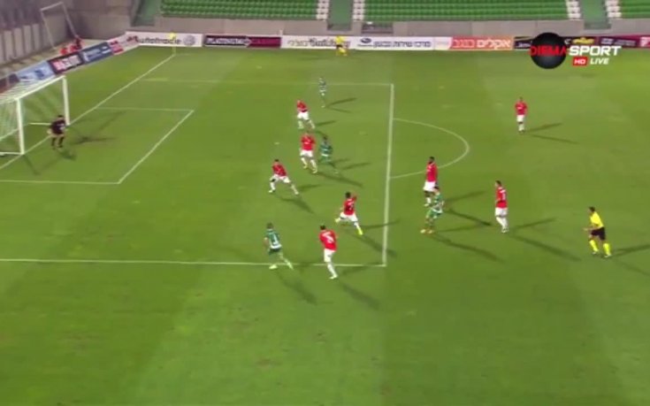 Лудогорец - Апоел Беер Шева 2:0 /полувреме/