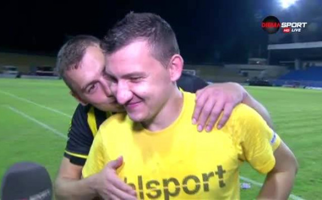 Голът на Тодор Неделев при победата на Ботев Пловдив с