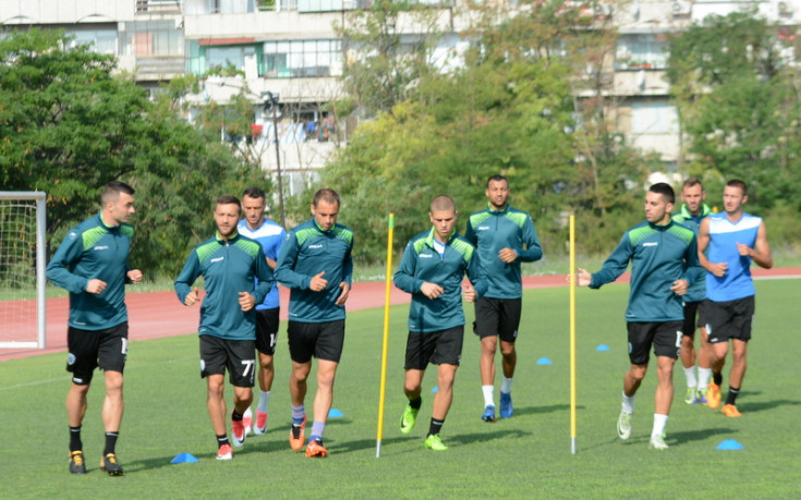 Черно море с тежка тренировка преди Ботев