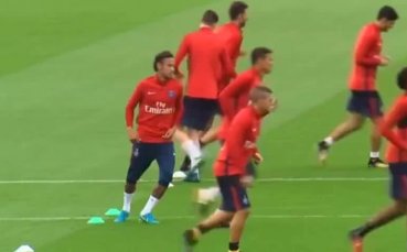 Неймар преди първия си мач на 