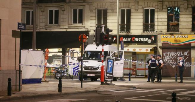 Мъж беше застрелян от полицията в центъра на Брюксел след