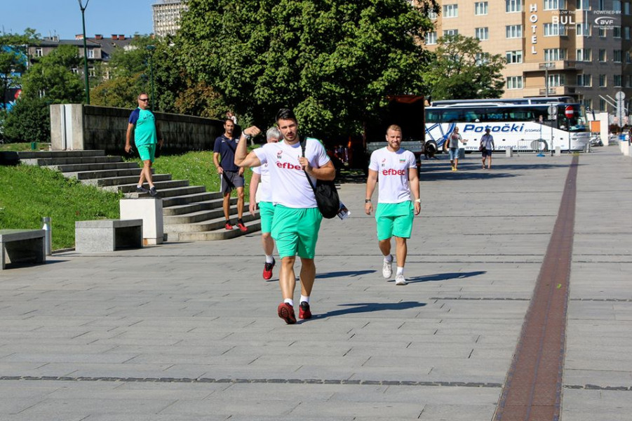 Волейболните национали на разходка из Краков1