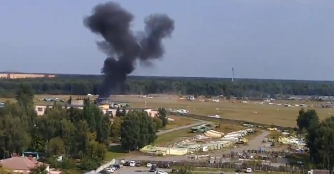 Самолет Ан 2 се разби в района на Балашиха недалеч