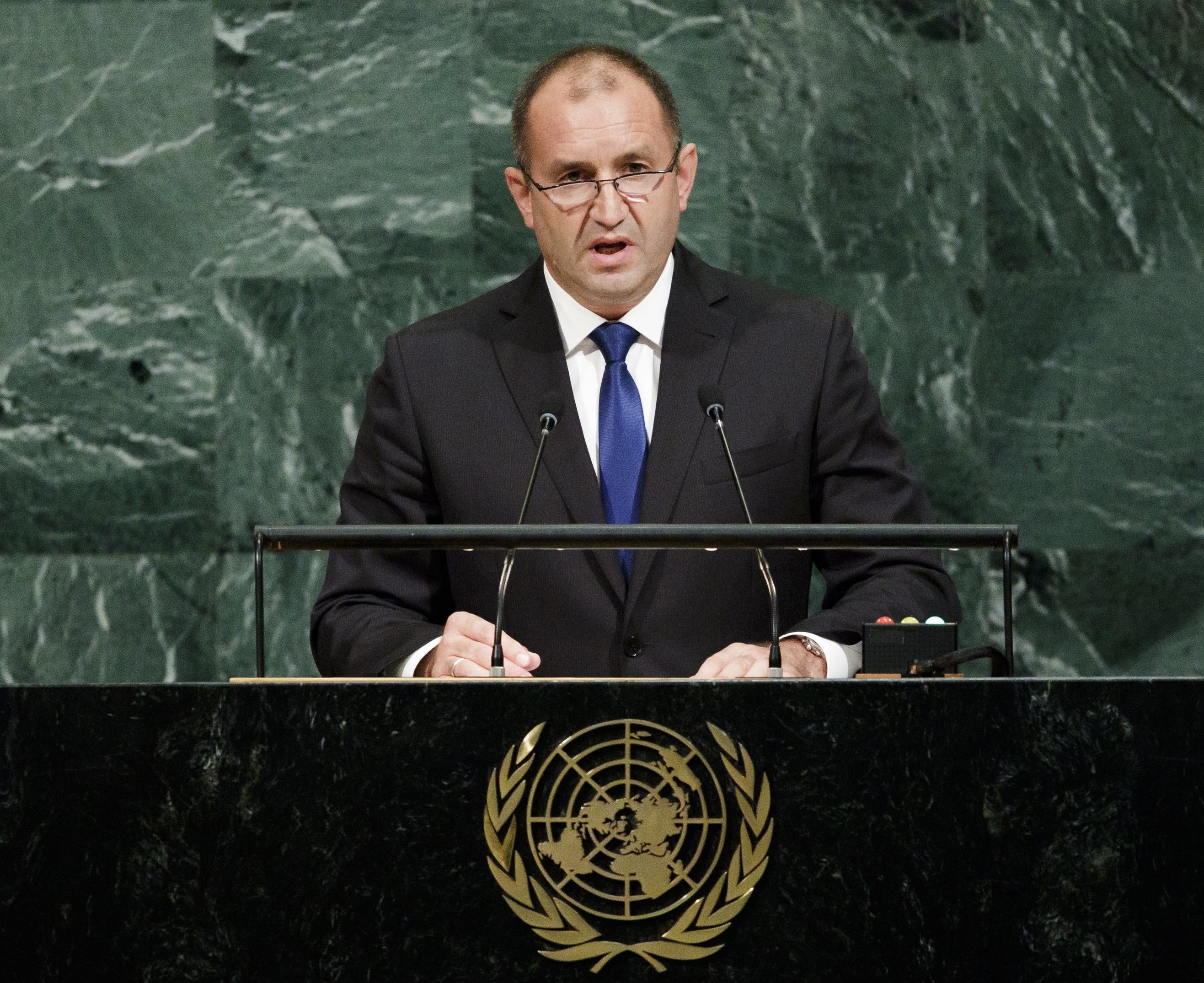 Българският президент Румен Радев и съпругата му Десислава бяха гости на прием за ръководителите на делегации на 72-ата сесия на Общото събрание на ООН