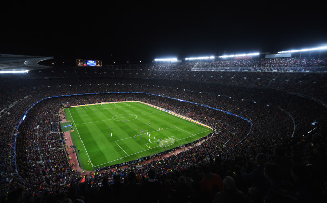 Мачът между Барселона и Лас Палмас от седмия кръг на