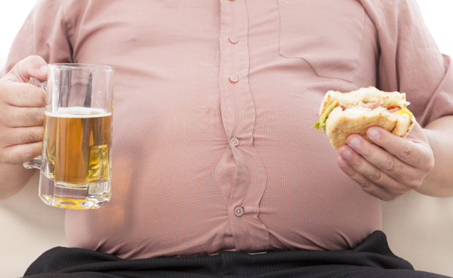 нездравословно хранене затлъстяване