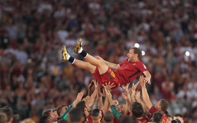 Легендата на Рома Франческо Тоти който прекрати футболната си кариера