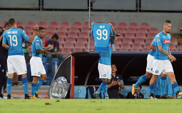 Лоренцо Инсиние отбеляза първия гол за Наполи при победата с