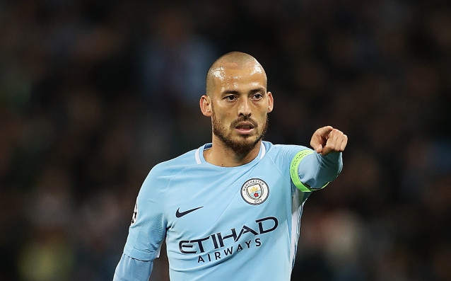 Футболистът на Манчестър Сити Давид Силва е под въпрос за