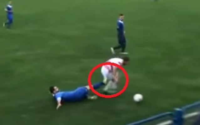 Босненският футболист Марин Галич преживя сериозна травма на мача между