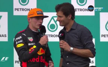 Думите на първите трима на подиума в Малайзия