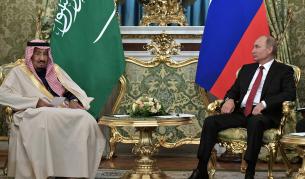 Крал Салман и Владимир Путин