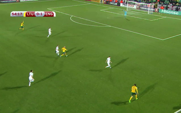 В последния мач от групата класиралият се тим на Англия