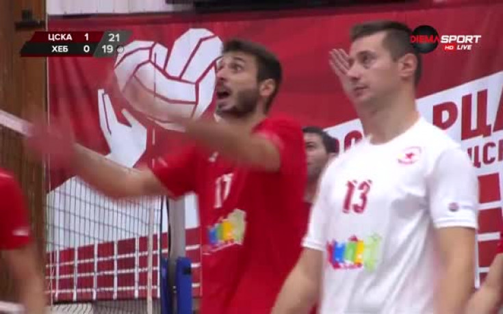 Волейболистите на ЦСКА биха Хебър за втори успех