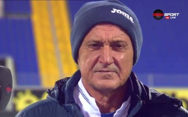 Старши треньорът на Левски Делио Роси коментира представянето на „сините”
