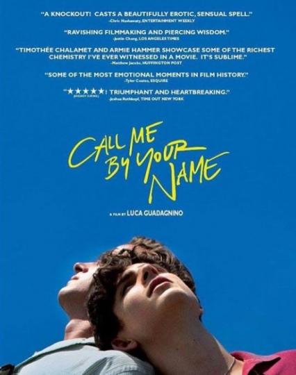 <p>Call Me By Your Name. Филм по хитова френска книга за отношенията между репресирани хомосексуалисти, режисиран от италианец &ndash; и тук важи абсолютно същото.</p>