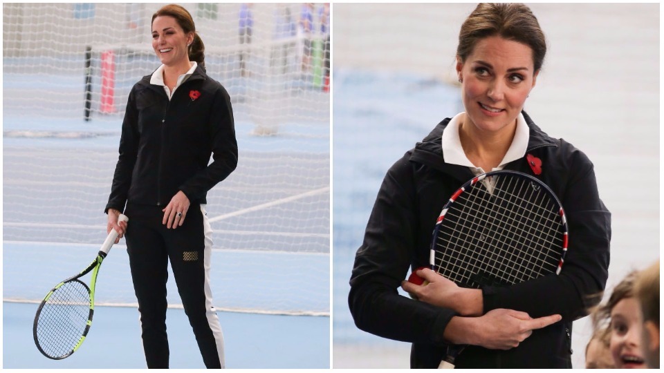 Бременната Кейт Мидълтън показа страхотна форма и умения на тенис корта