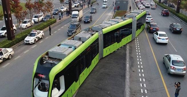 Новото превозно средство за градския транспорт разработено от китайската CRRC