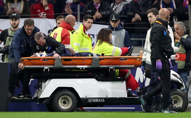 Националът на Кюрасао Куко Мартина който пострада по време на