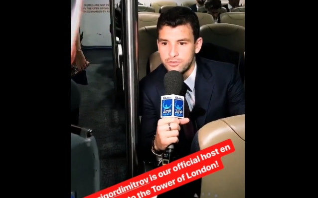 Григор Димитров влезе в ролята на репортер в Лондон Гришо