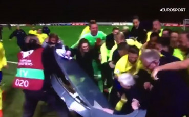 Лавината на Швеция потроши студиото на терена