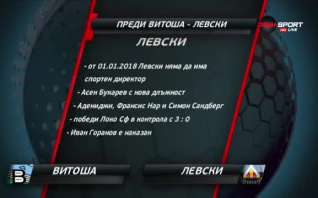 Витоша Бистрица приема Левски в мач от 16 ия кръг на