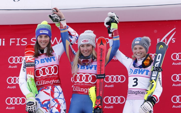 Шифрин спечели слалома пред родна публика в Килингтън