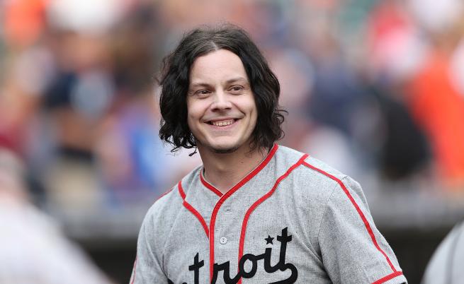  Джак Уайт на мач сред Chicago White Sox и Detroit Tigers през 2014. 